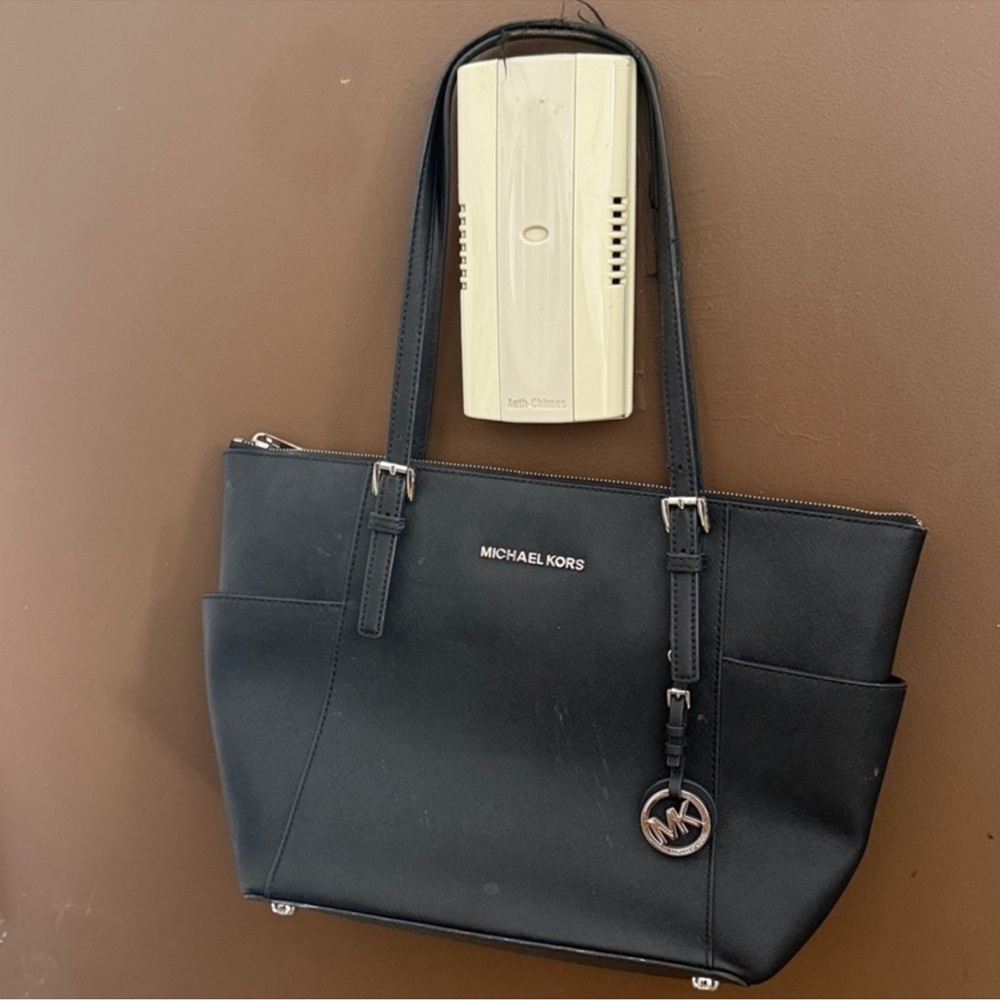 Michael Kors Black Leather Tote